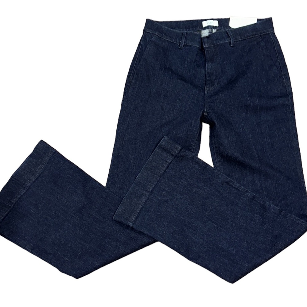 NWT Trouser jeans by LOFT Mid-rise Blue Womens Sz 6